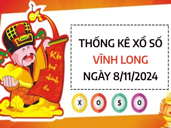 Thống kê giờ vàng xổ số Vĩnh Long ngày 8/11/2024 thứ 6